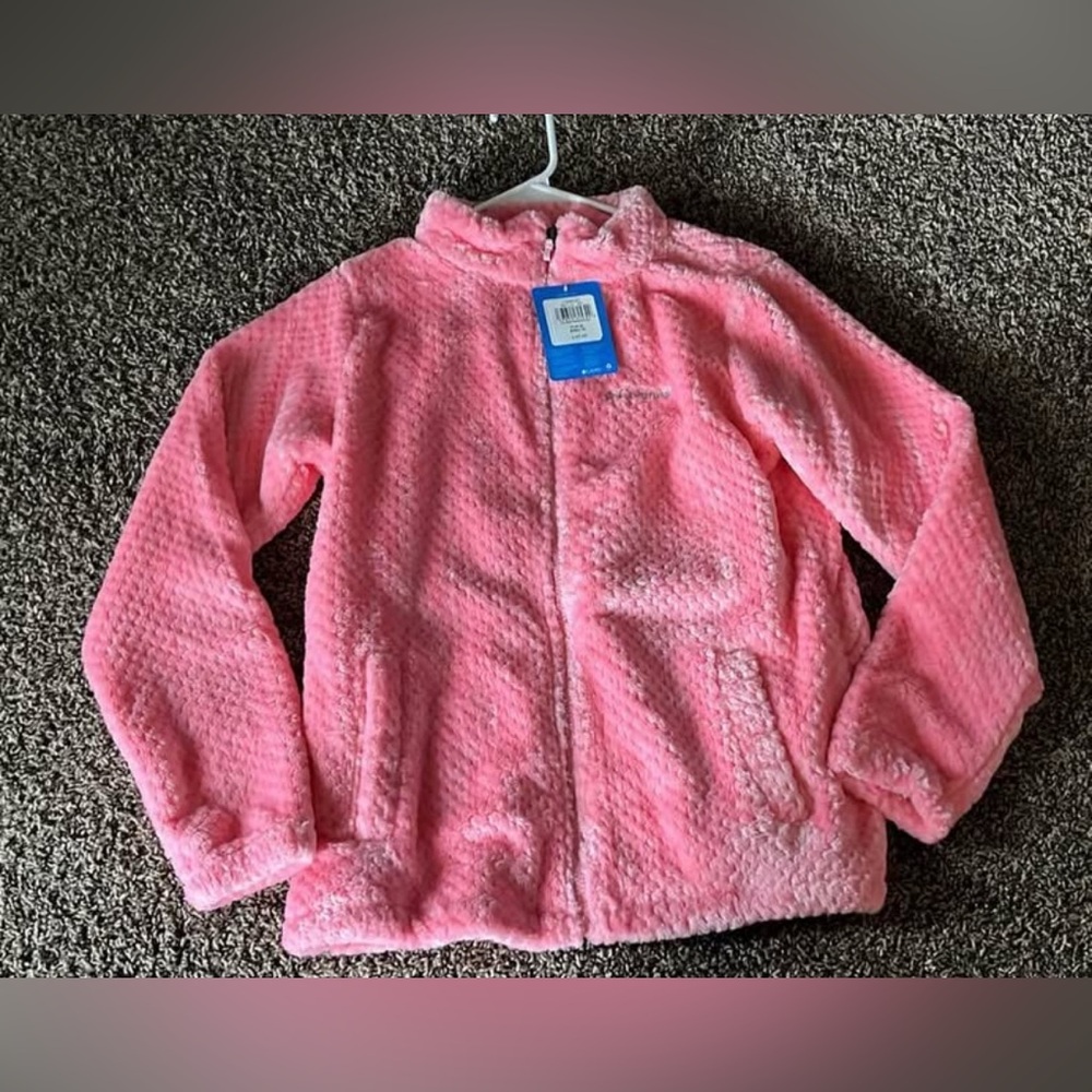 Cozy Pink Fleece Columbia Jacket